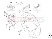 BMW Motorrad BMW 2005 F-Models F 650 CS 04 (0177,0187) Rear wheel brake