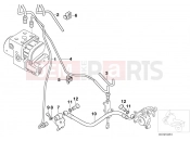 BMW Motorrad BMW 2005 F-Models F 650 CS 04 (0177,0187) Brake pipe rear ABS