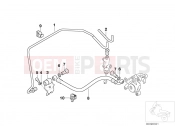 BMW Motorrad BMW 2005 F-Models F 650 CS 04 (0177,0187) Brake pipe, rear, not for ABS