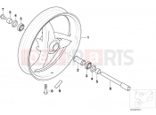 BMW Motorrad BMW 2005 F-Models F 650 CS 04 (0177,0187) Front wheel