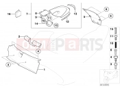 BMW Motorrad BMW 2005 F-Models F 650 CS 04 (0177,0187) Storing partition cover