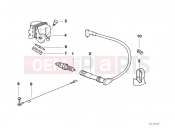 BMW Motorrad BMW 1995 R-Models 4V R 850 R 94 (0401,0406) Ignition system-plug/plug/ignition coil