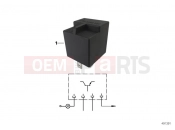 BMW Motorrad BMW 1995 R-Models 4V R 850 R 94 (0401,0406) Fuel level indicator relay