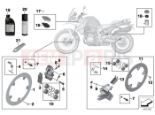 BMW Motorrad BMW 2018 F models K8x F 850 GS (0B09, 0B19) Brake service