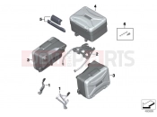BMW Motorrad BMW 2018 F models K8x F 850 GS (0B09, 0B19) Luggage system Vario
