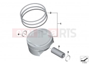 BMW Motorrad BMW 2018 F models K8x F 850 GS (0B09, 0B19) Piston with rings and wristpin