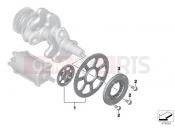 BMW Motorrad BMW 2018 F models K8x F 850 GS (0B09, 0B19) Starter 1-way clutch, reduction gear