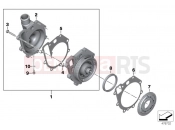 BMW Motorrad BMW 2018 F models K8x F 850 GS (0B09, 0B19) Coolant pump with drive