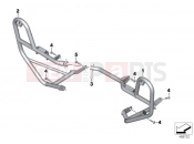 BMW Motorrad BMW 2018 F models K8x F 850 GS (0B09, 0B19) Engine protection bar
