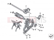 BMW Motorrad BMW 2018 F models K8x F 850 GS (0B09, 0B19) Inside shift-control components