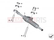 BMW Motorrad BMW 2018 F models K8x F 850 GS (0B09, 0B19) Steering damper