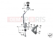 BMW Motorrad BMW 2018 F models K8x F 850 GS (0B09, 0B19) Brake master cylinder