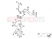 BMW Motorrad BMW 2018 F models K8x F 850 GS (0B09, 0B19) Brake lines, front