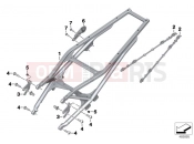 BMW Motorrad BMW 2018 F models K8x F 850 GS (0B09, 0B19) Rear frame