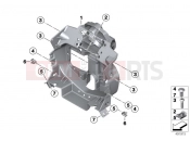 BMW Motorrad BMW 2018 F models K8x F 850 GS (0B09, 0B19) Front panel carrier