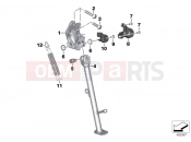 BMW Motorrad BMW 2018 F models K8x F 850 GS (0B09, 0B19) Side stand
