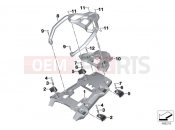 BMW Motorrad BMW 2018 F models K8x F 850 GS (0B09, 0B19) Luggage grid
