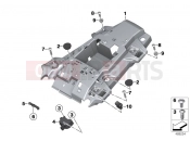 BMW Motorrad BMW 2018 F models K8x F 850 GS (0B09, 0B19) Rear carrier part