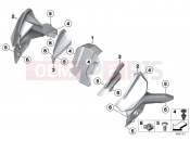 BMW Motorrad BMW 2018 F models K8x F 850 GS (0B09, 0B19) Slipstream deflector