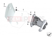 BMW Motorrad BMW 2018 F models K8x F 850 GS (0B09, 0B19) Windshield / mount