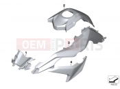BMW Motorrad BMW 2018 F models K8x F 850 GS (0B09, 0B19) Primed parts