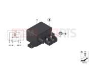 BMW Motorrad BMW 2018 F models K8x F 850 GS (0B09, 0B19) Starter relay