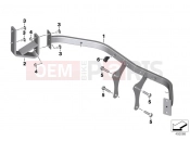BMW Motorrad BMW 2018 F models K8x F 850 GS (0B09, 0B19) Bracket, flashing warning light, front