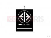 BMW Motorrad BMW 2018 F models K8x F 850 GS (0B09, 0B19) Label 