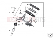 BMW Motorrad BMW 2018 F models K8x F 850 GS (0B09, 0B19) Holder for Smartphone Cradle