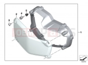 BMW Motorrad BMW 2018 F models K8x F 850 GS (0B09, 0B19) Set of headlight guards