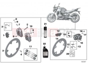 BMW Motorrad BMW 2018 R-Models K5x R 1200 RS (0A05, 0A15) Brake service
