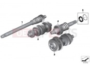 BMW Motorrad BMW 2018 R-Models K5x R 1200 RS (0A05, 0A15) Transmission shafts