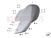 BMW Motorrad BMW 2018 R-Models K5x R 1200 RS (0A05, 0A15) Tank cover, side