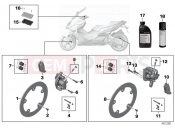 BMW Motorrad BMW 2018 C-Models C 650 GT 16 (0C05, 0C15) Brake service