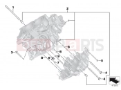 BMW Motorrad BMW 2018 C-Models C 650 GT 16 (0C05, 0C15) Engine housing mounting parts
