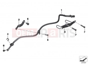BMW Motorrad BMW 2018 C-Models C 650 GT 16 (0C05, 0C15) Bowden cable for parking brake