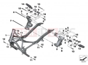 BMW Motorrad BMW 2018 C-Models C 650 GT 16 (0C05, 0C15) Main frame