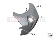 BMW Motorrad BMW 2018 C-Models C 650 GT 16 (0C05, 0C15) Center fairing panel