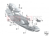 BMW Motorrad BMW 2018 C-Models C 650 GT 16 (0C05, 0C15) Footboards