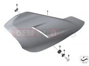 BMW Motorrad BMW 2018 C-Models C 650 GT 16 (0C05, 0C15) Trim for end muffler