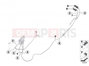 BMW Motorrad BMW 2018 C-Models C 650 GT 16 (0C05, 0C15) Bowden cables