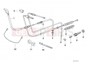 BMW Motorrad BMW 1996 R-Models 4V R 850 R 94 (0401,0406) Bowden cable