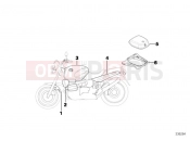 BMW Motorrad BMW 1996 R-Models 4V R 850 R 94 (0401,0406) Primed parts