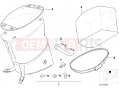 BMW Motorrad BMW 1996 R-Models 4V R 850 R 94 (0401,0406) tank-top bag 99