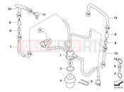 BMW Motorrad BMW 2006 R-Models K2x HP2 Enduro (0369,0389) Fuel distributor/Pressure regulator
