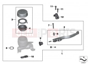 BMW Motorrad BMW 2006 R-Models K2x HP2 Enduro (0369,0389) Handbrake lever
