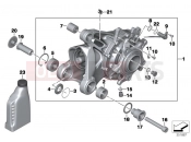 BMW Motorrad BMW 2006 R-Models K2x HP2 Enduro (0369,0389) Right-angle gearbox, rear