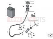 BMW Motorrad BMW 2006 R-Models K2x HP2 Enduro (0369,0389) Rear brake master cylinder