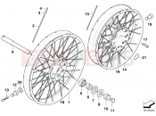 BMW Motorrad BMW 2006 R-Models K2x HP2 Enduro (0369,0389) Spoke wheel