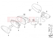 BMW Motorrad BMW 2006 R-Models K2x HP2 Enduro (0369,0389) Turn signal lights
